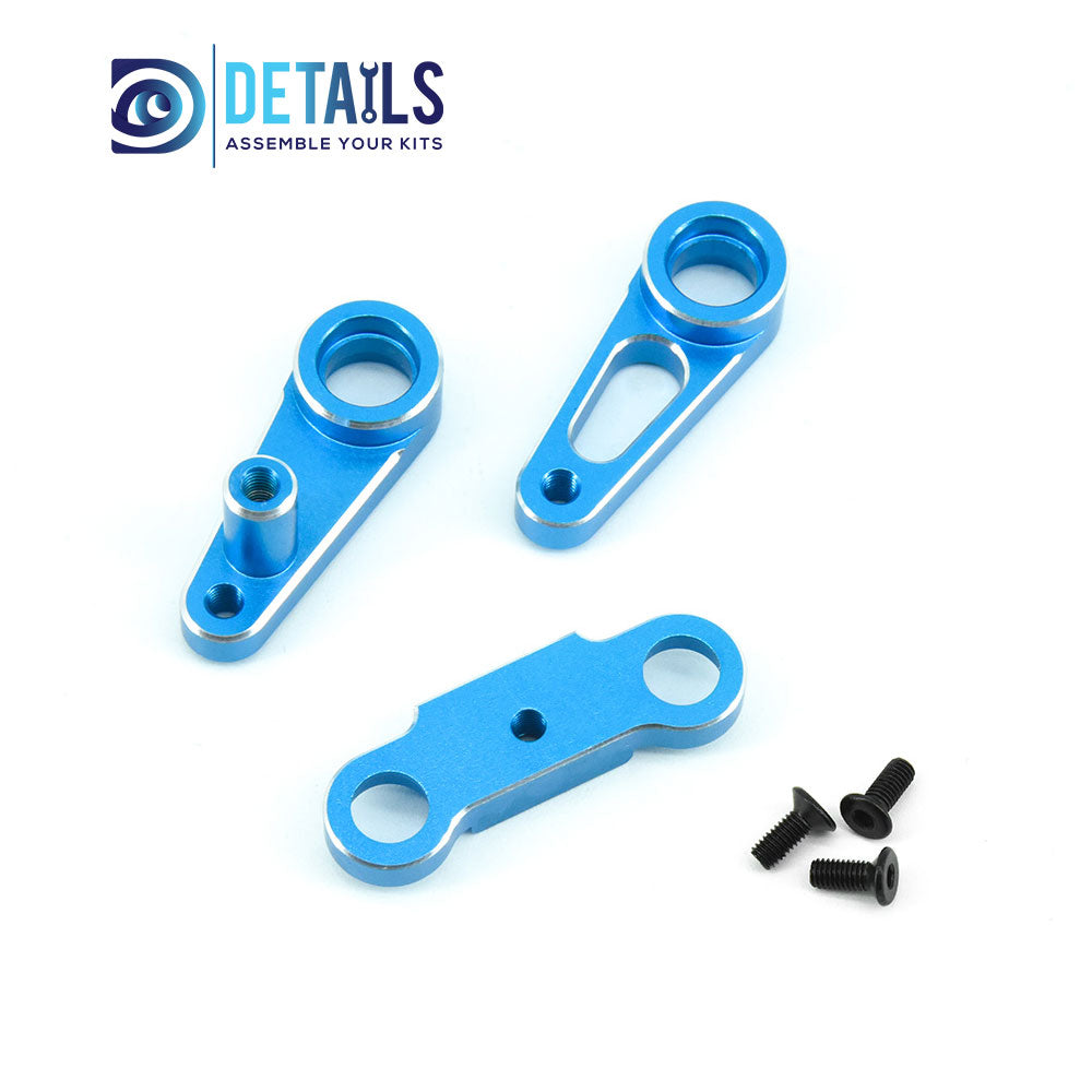 Hobby Details Aluminum Steering Set Steering&Rods Set for Tamiya BBX BBX01 Upgrades Parts