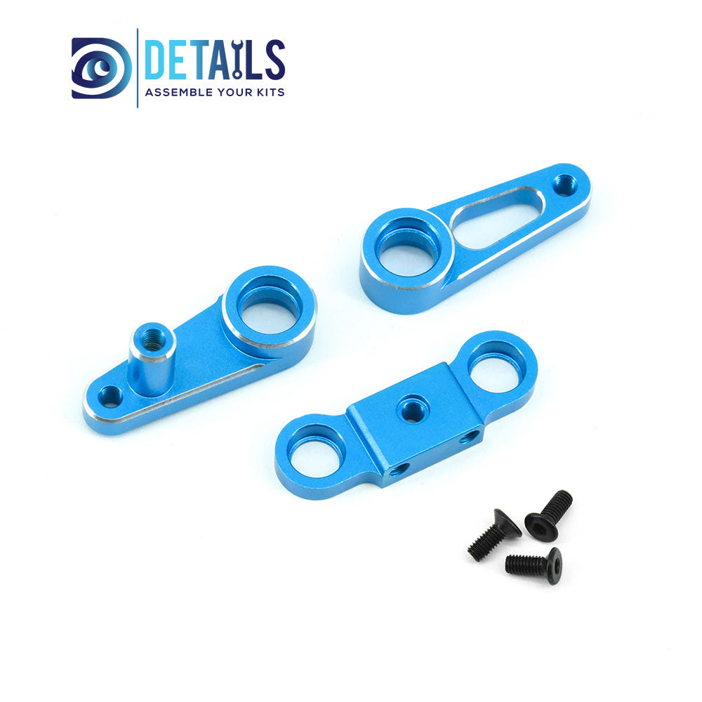 Hobby Details Aluminum Steering Set Steering&Rods Set for Tamiya BBX BBX01 Upgrades Parts