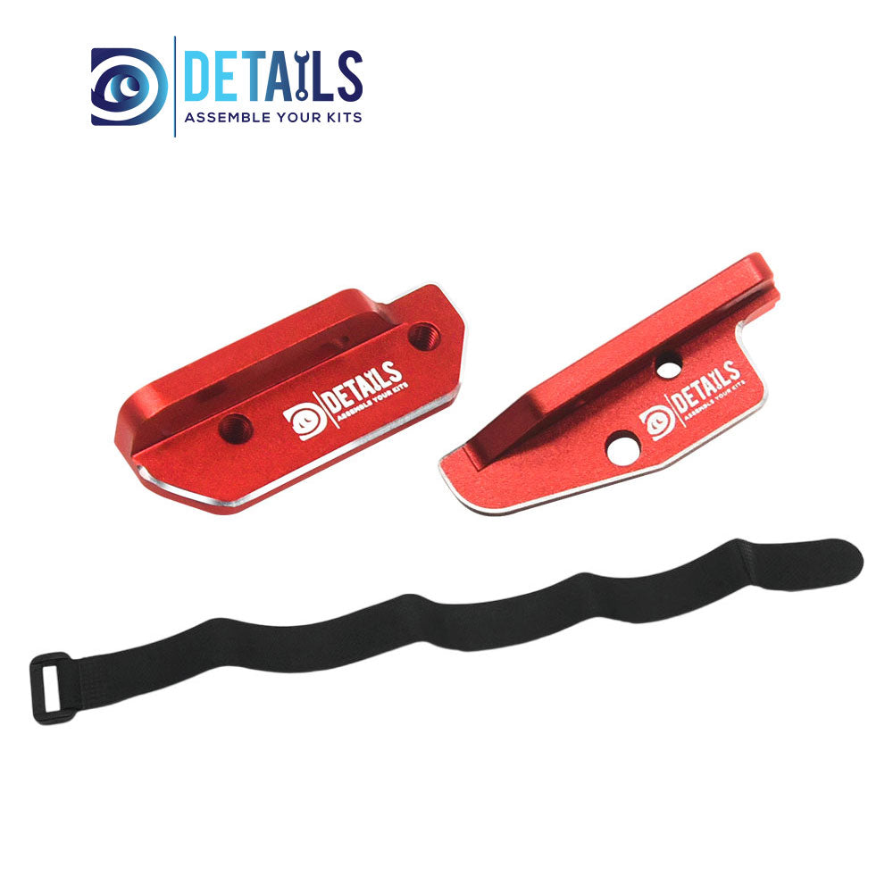 Aluminum Tall Battery Hold-Downs For TRAXXAS 1/10 4-TEC Drift Ford Mustang