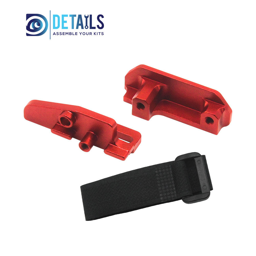 Aluminum Tall Battery Hold-Downs For TRAXXAS 1/10 4-TEC Drift Ford Mustang
