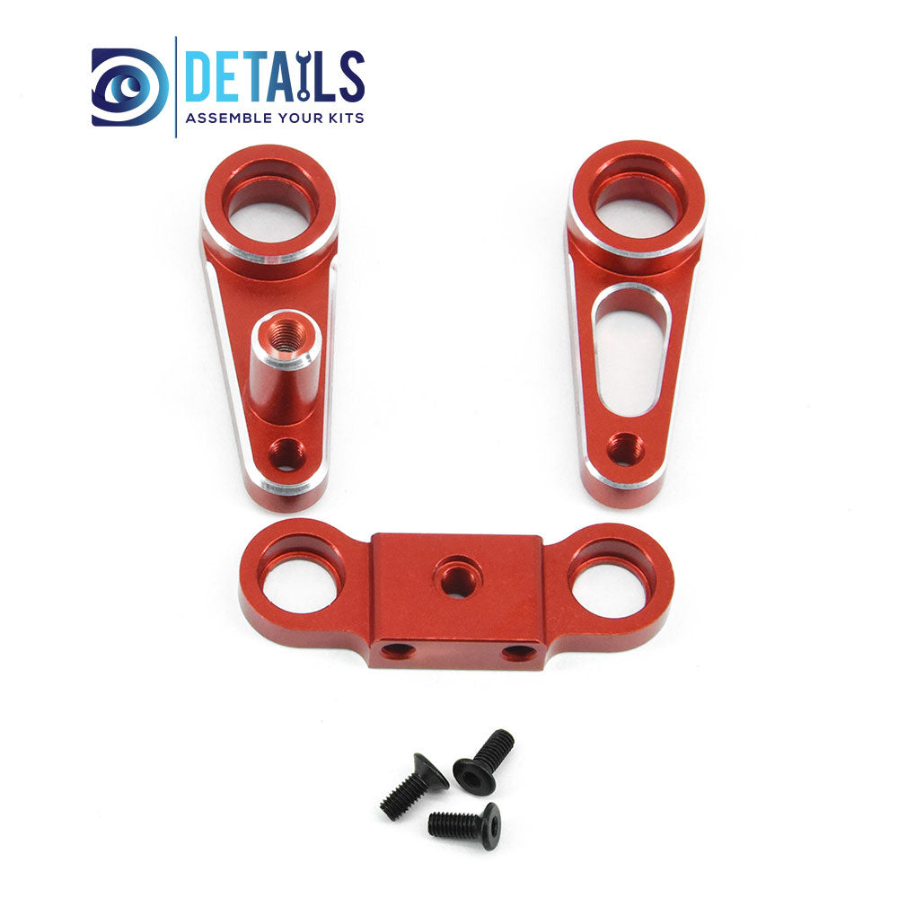 Hobby Details Aluminum Steering Set Steering&Rods Set for Tamiya BBX BBX01 Upgrades Parts