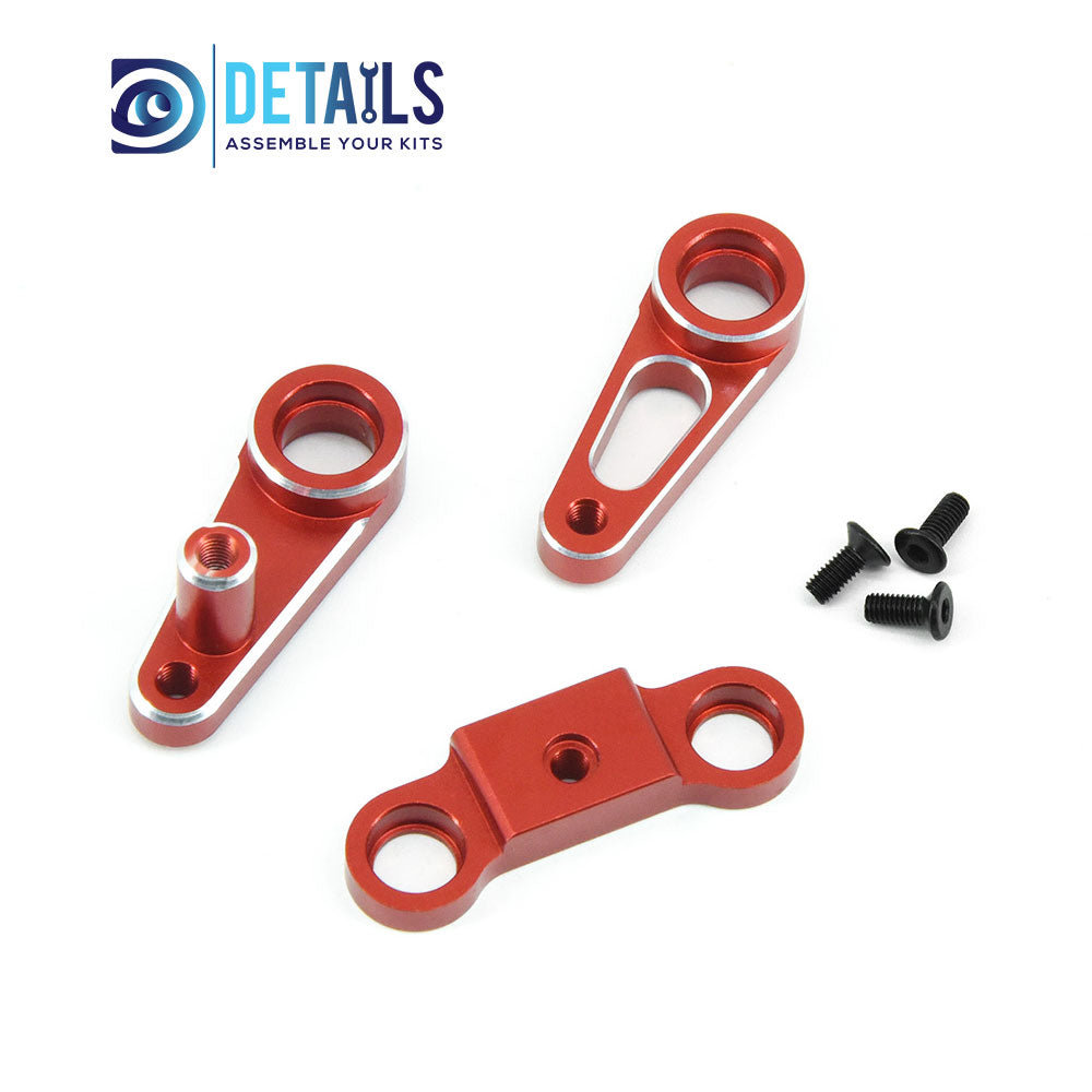 Hobby Details Aluminum Steering Set Steering&Rods Set for Tamiya BBX BBX01 Upgrades Parts