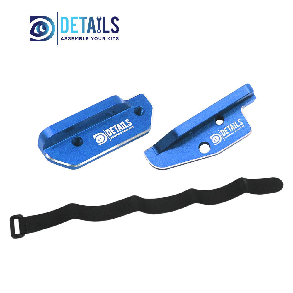 Aluminum Tall Battery Hold-Downs For TRAXXAS 1/10 4-TEC Drift Ford Mustang