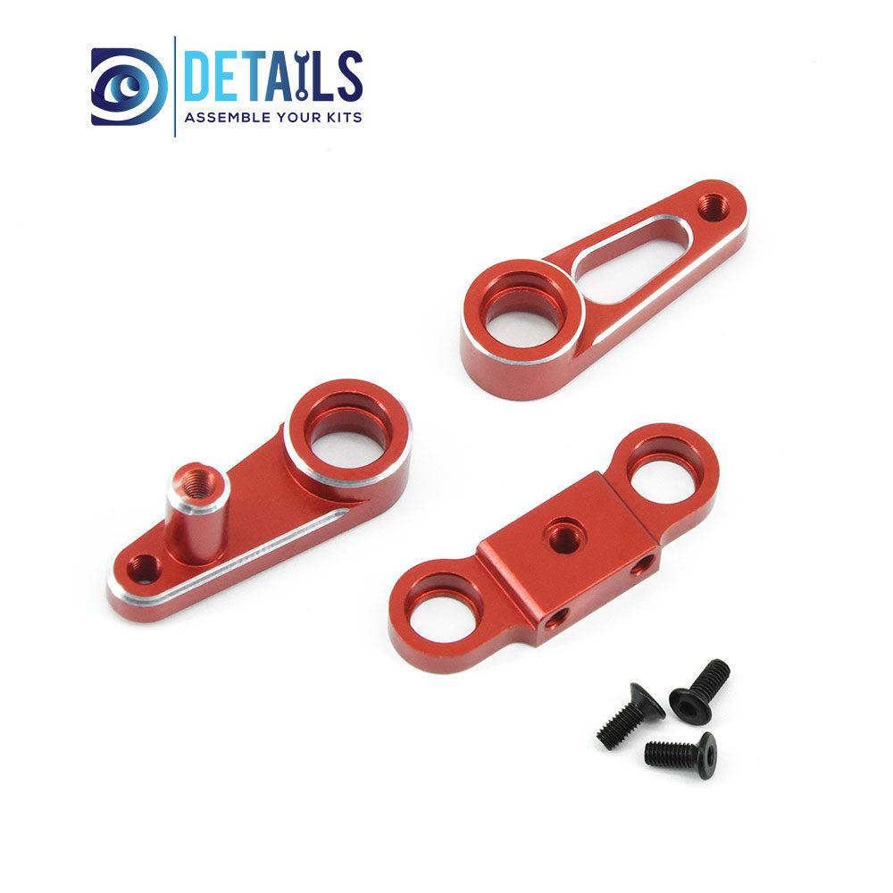 Hobby Details Aluminum Steering Set Steering&Rods Set for Tamiya BBX BBX01 Upgrades Parts