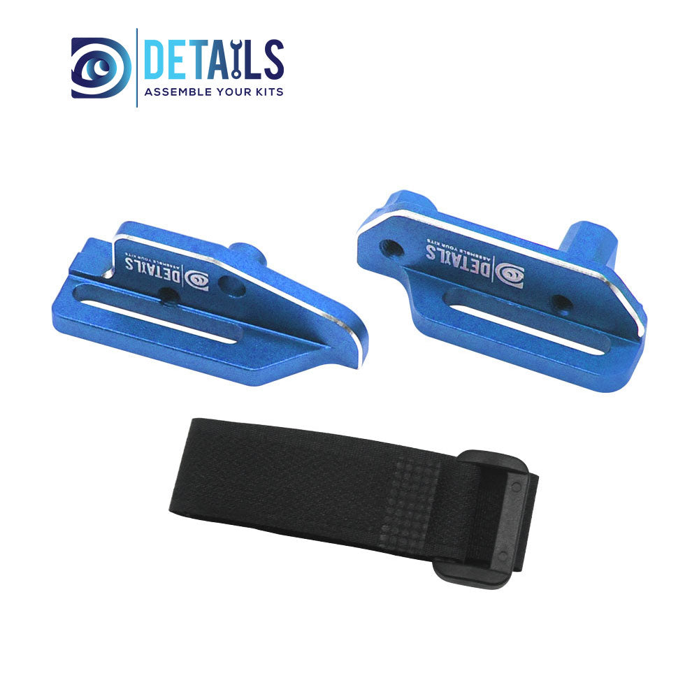 Aluminum Tall Battery Hold-Downs For TRAXXAS 1/10 4-TEC Drift Ford Mustang