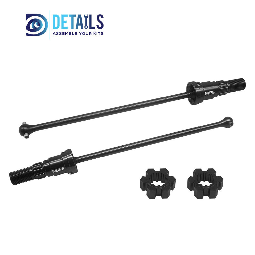 Hobby Details Metal Drive Shaft Set For Traxxas Pro Scale Sand FUNCO Car 2pcs/set