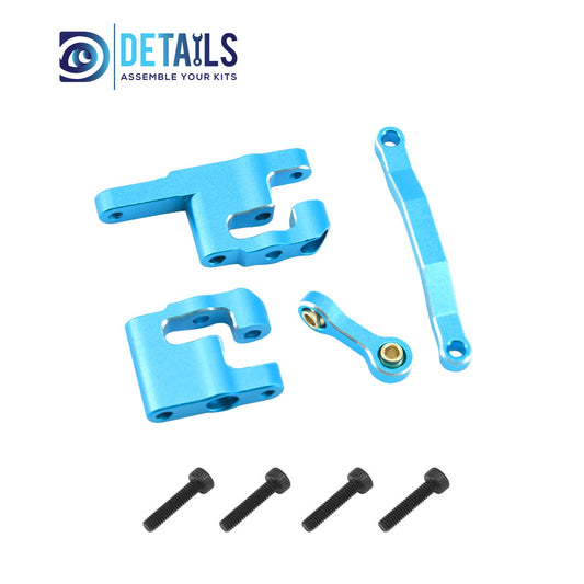 Aluminum Steering Set Steering&Rods Set For ARRMA 1/18 MOJAVE GRANITE GROM Upgrade Parts 4pcs