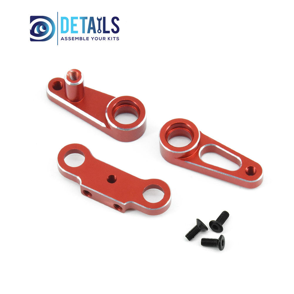 Hobby Details Aluminum Steering Set Steering&Rods Set for Tamiya BBX BBX01 Upgrades Parts