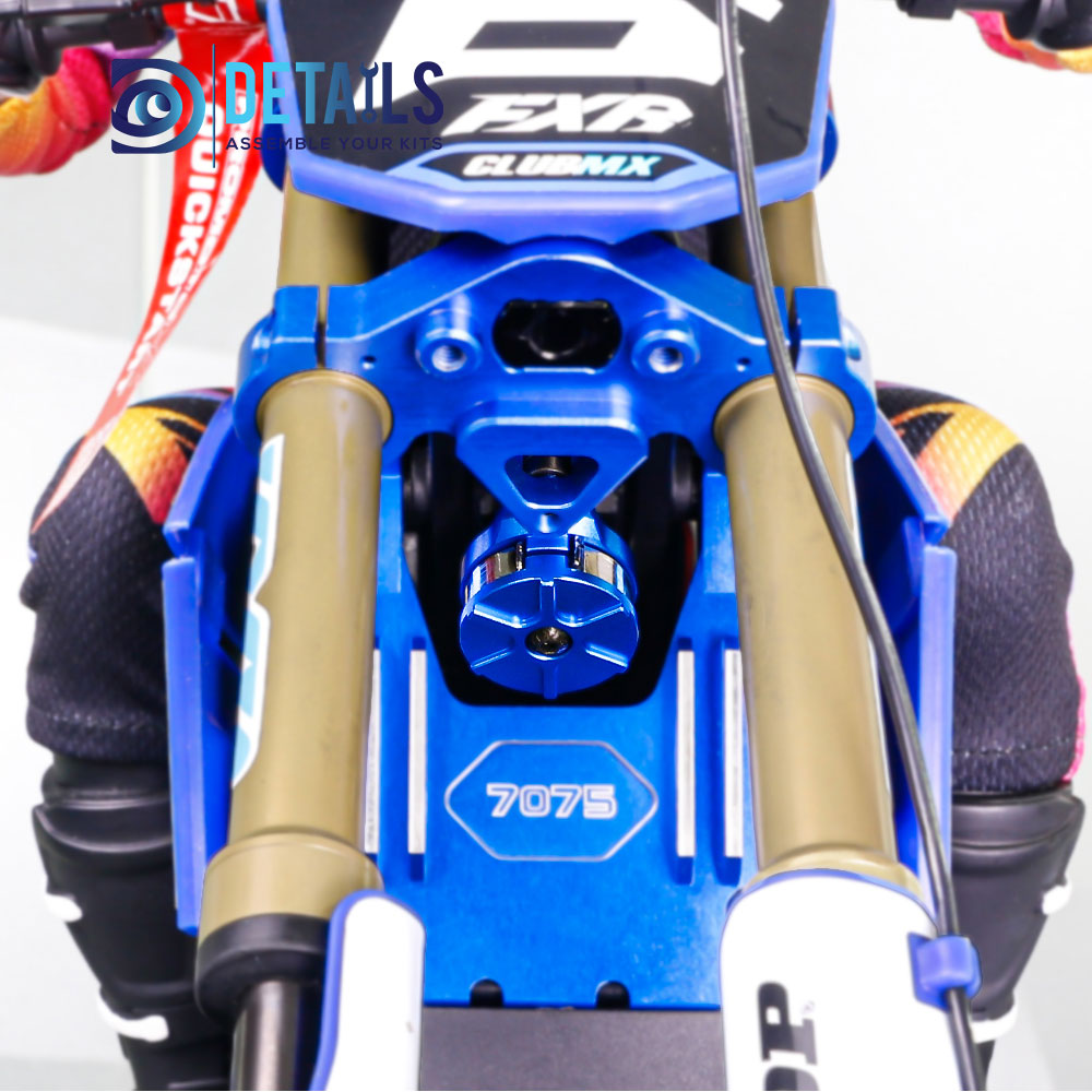 Hobby Details 7075 Aluminum  servo arm Set for LOSI 1/4 Promoto MX Motorcycle A:Red B:Black C:Blue D:Green