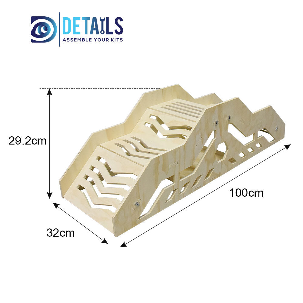 1/10 High Density RC  Crawler Wood Board Tracks 10 layers Hardened Thickness J Style