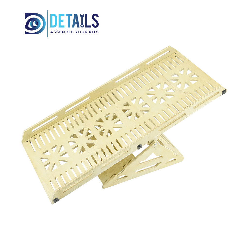 High Density RC  Crawler Wood Board Tracks 5 layers Hardened Thickness C Style