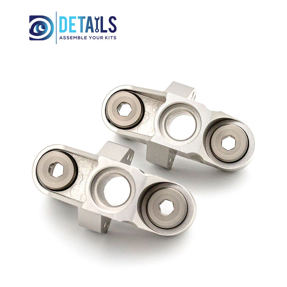 Aluminum Front Steering Blocks Steering Knuckles for Team Corally Kronos XP 6S XTR 1/8 RC Car Upgrades Parts