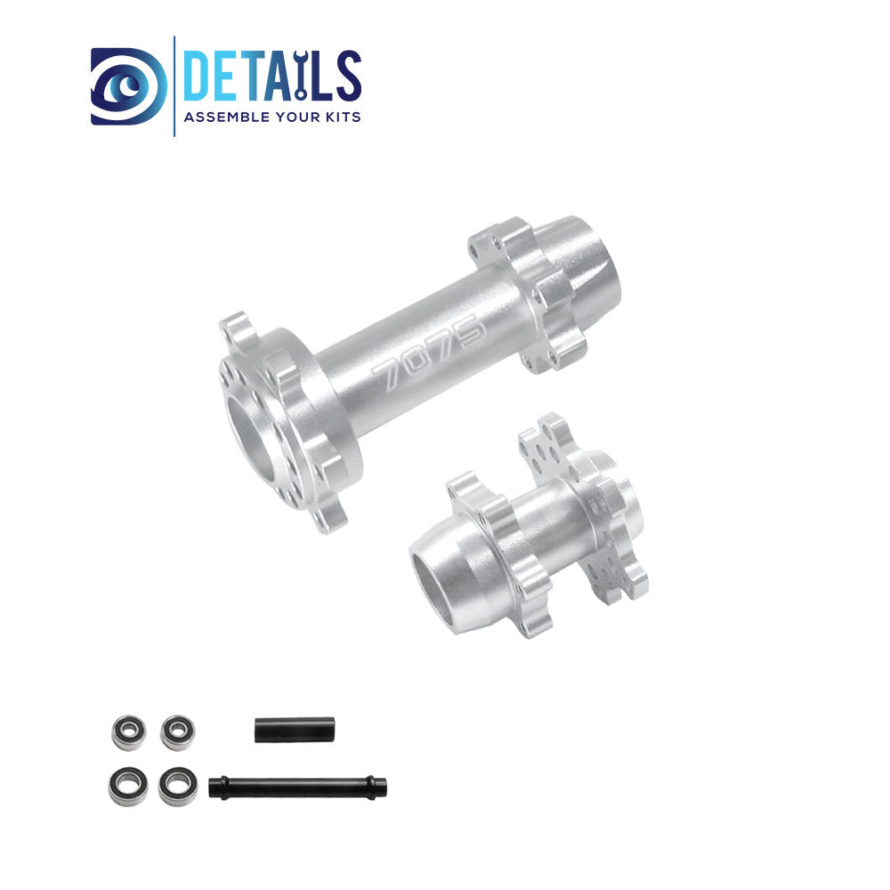 7075 Aluminum Front Rear WheelAxle Shaft for LOSI 1/4 Promoto MX Motorcycle