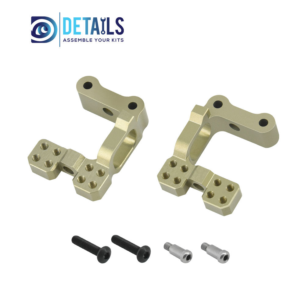 Hobby Details 7075 Aluminum hard oxidation Front C Hubs for Cen Racing 1/8 RC Car Upgrades Parts 2pcs/set