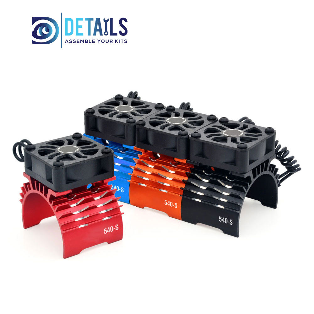 Hobby Details 36mm RC Car Motor Cooling Fan with Heatsink 28000RPM(540-S)