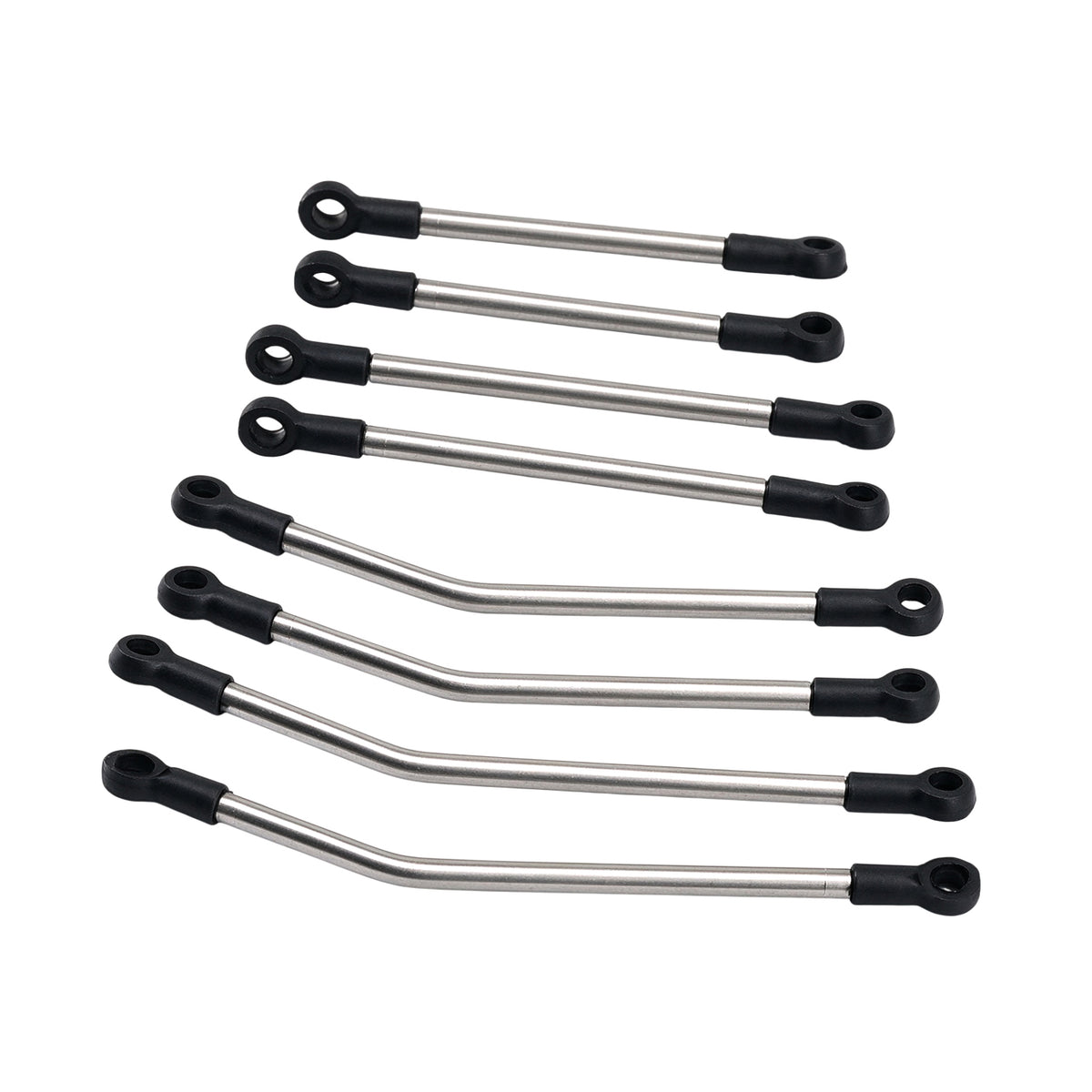 Hobbydetails Stainless Steel Chassis Links Steel Steering Links  For SCX30 Tacoma