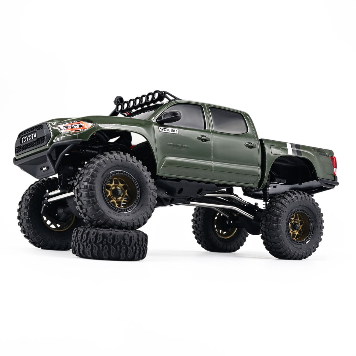 Hobbydetails Brass Links Sets Stainless Steel Links Sets for SCX30 Tacoma