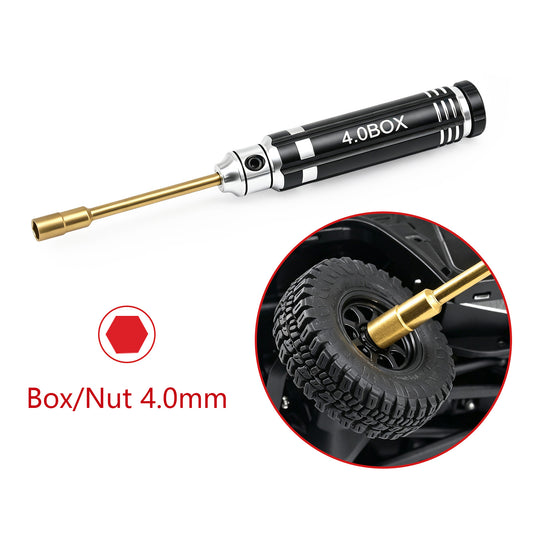 Hobbydetails 4.0 Mini Nut Driver for SCX30 Upgrading Tires 4.0mm size ,not support stock size