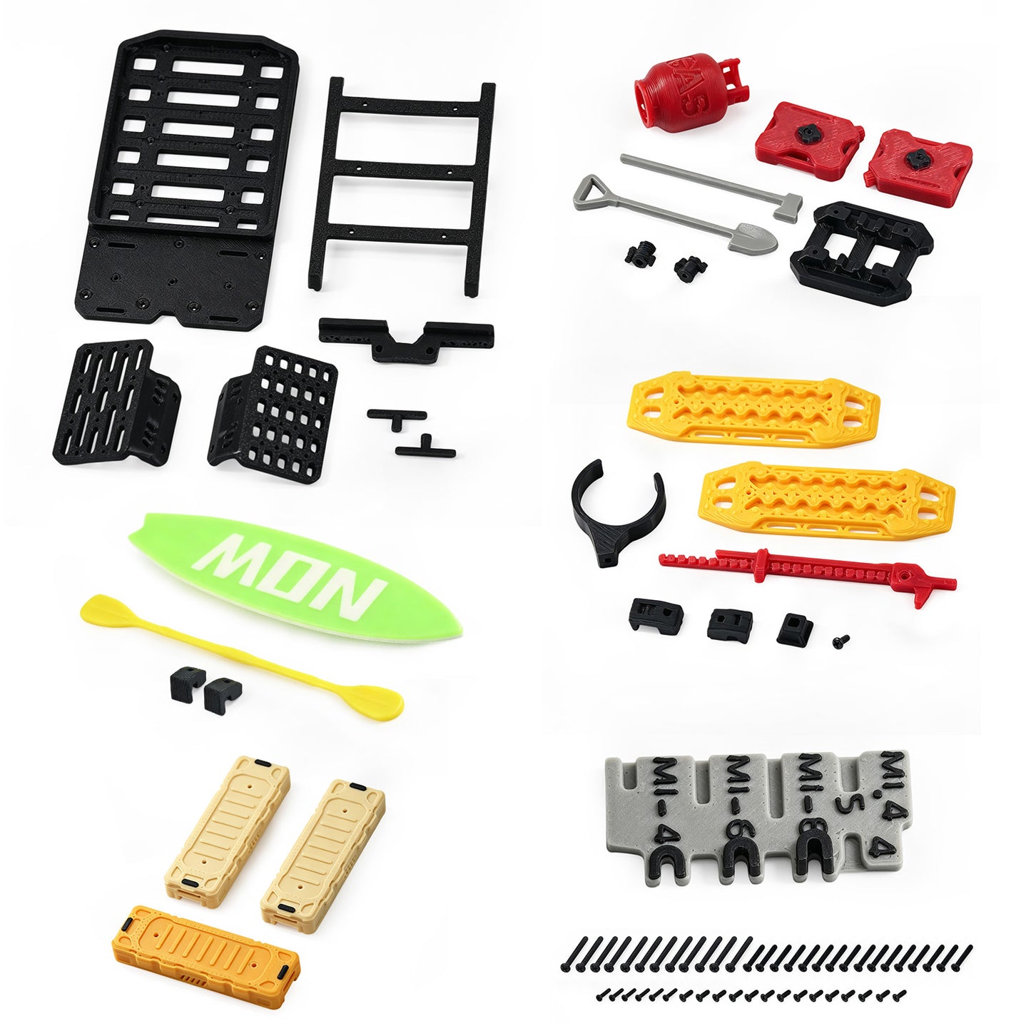 Hobbydetails Decoration Parts Set for Wrangler