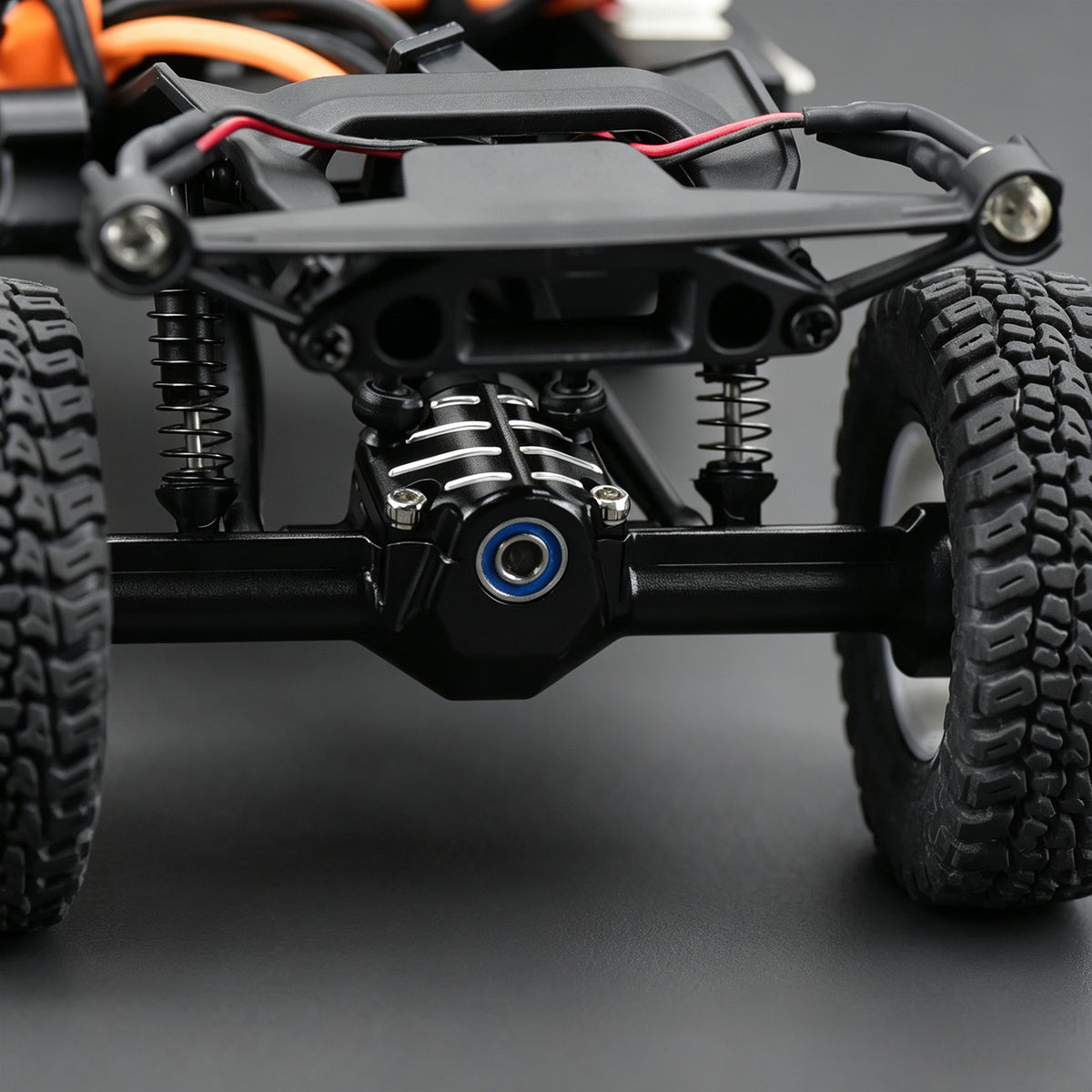 Aluminum  Front Rear Axle with Brass Kunckles/Steering Link/Gear/Bearing/CVD Whole Set for SCX30 Cars Upgrade Parts