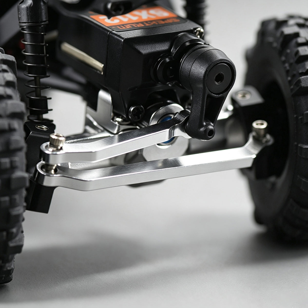 Aluminum  Front Rear Axle with Brass Kunckles/Steering Link/Gear/Bearing/CVD Whole Set for SCX30 Cars Upgrade Parts