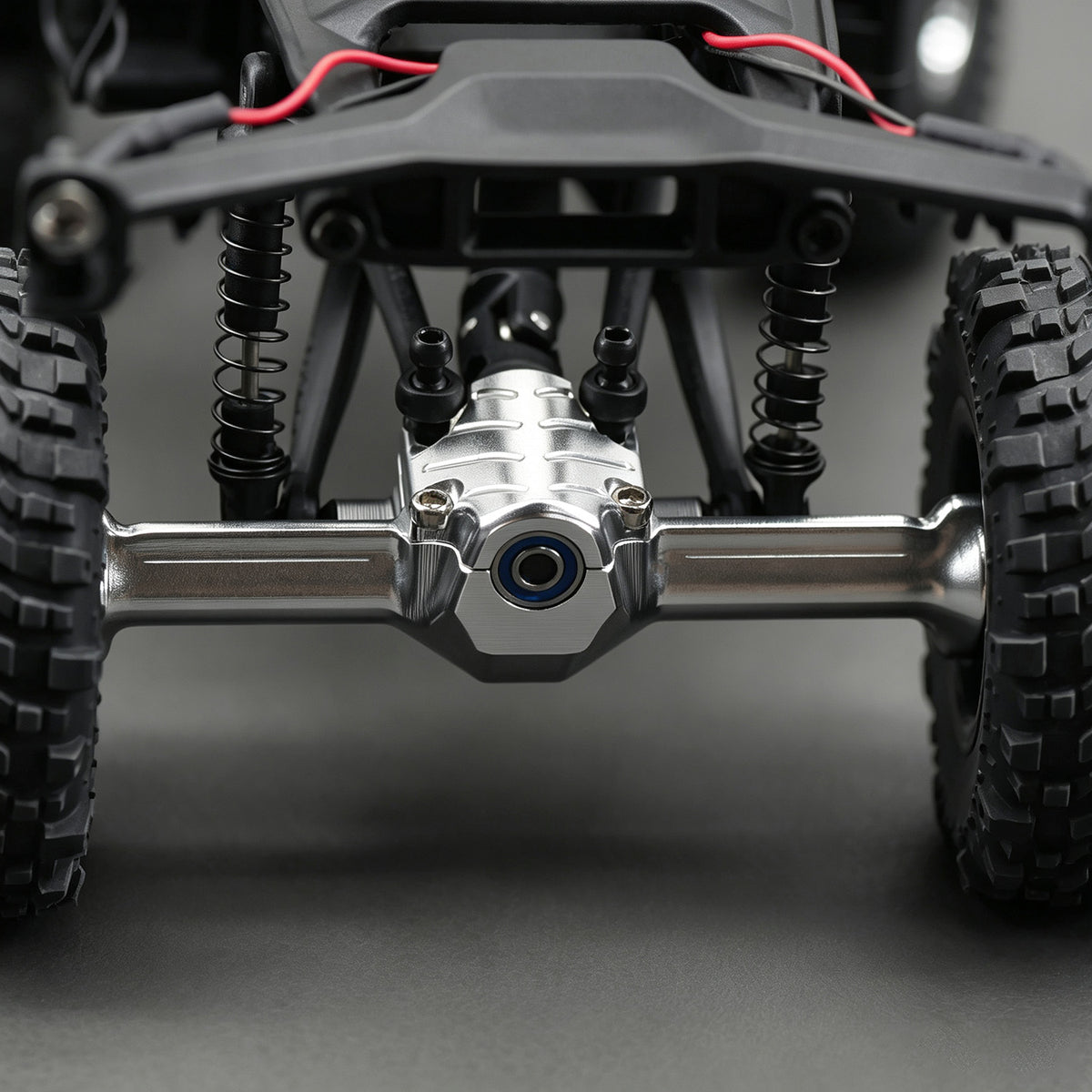 Aluminum  Front Rear Axle with Brass Kunckles/Steering Link/Gear/Bearing/CVD Whole Set for SCX30 Cars Upgrade Parts