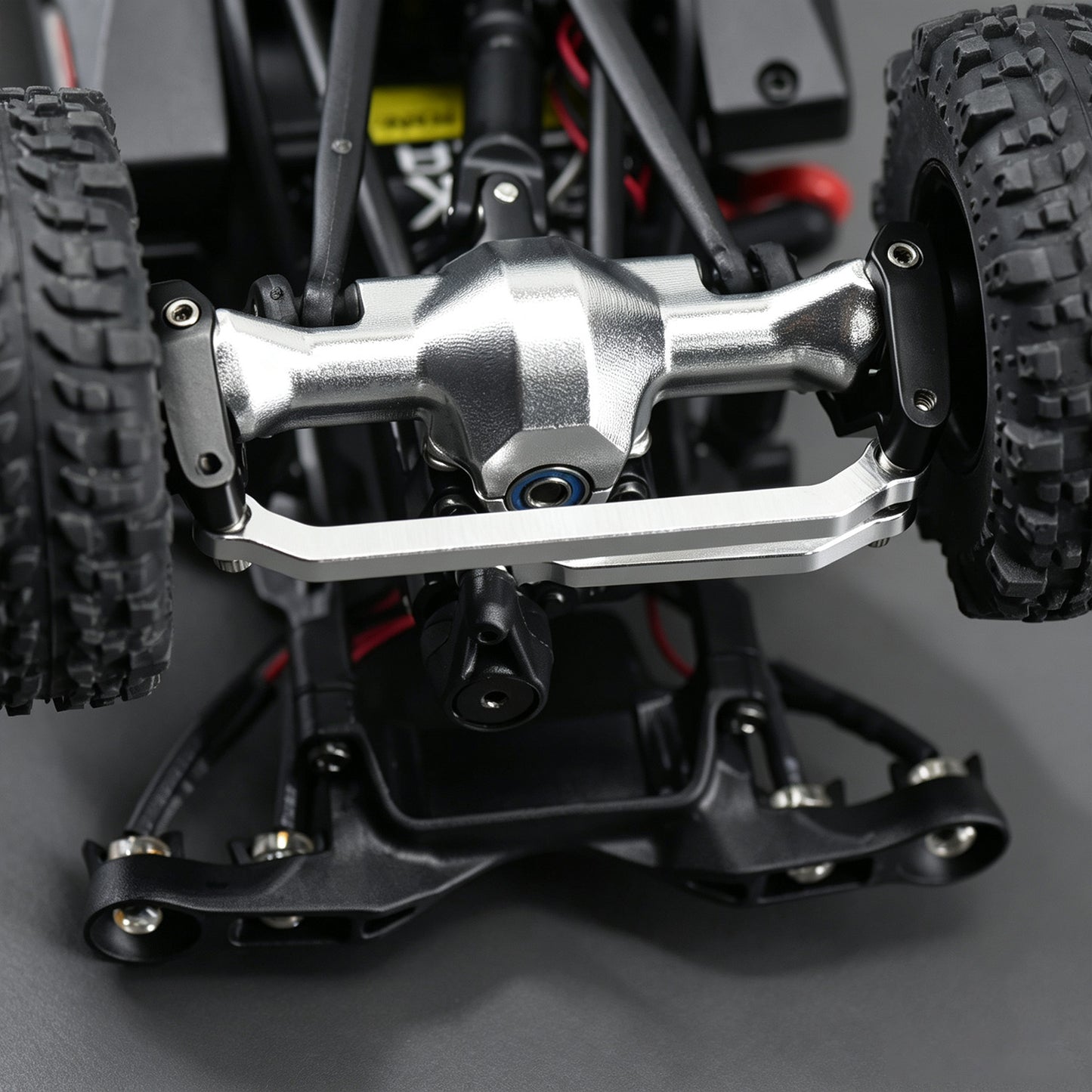 Aluminum  Front Rear Axle with Brass Kunckles/Steering Link/Gear/Bearing/CVD Whole Set for SCX30 Cars Upgrade Parts