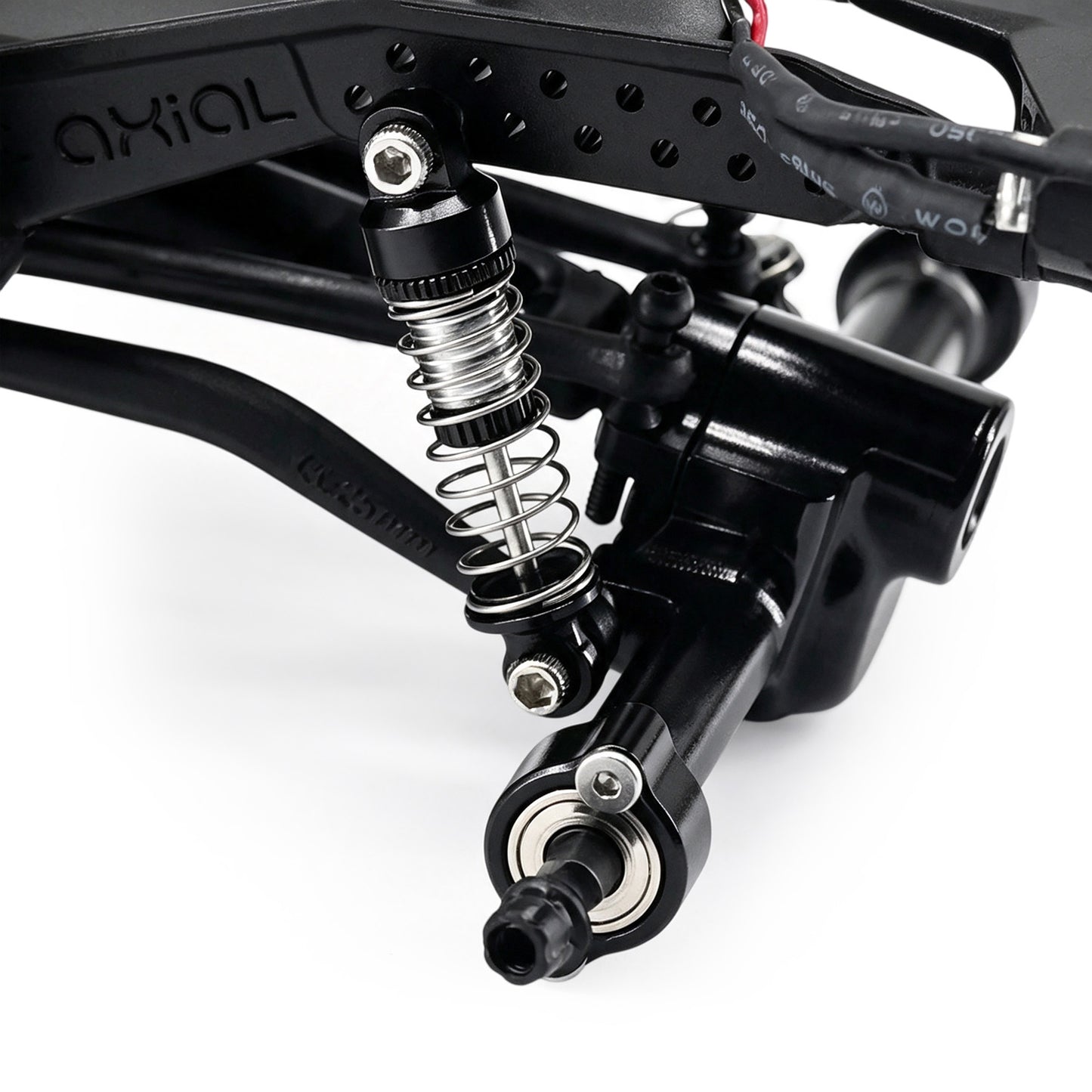 HobbyDetails  Aluminum 21.5mm Oil-Filled Adjustable Shocks for Axial SCX30 RC Crawler