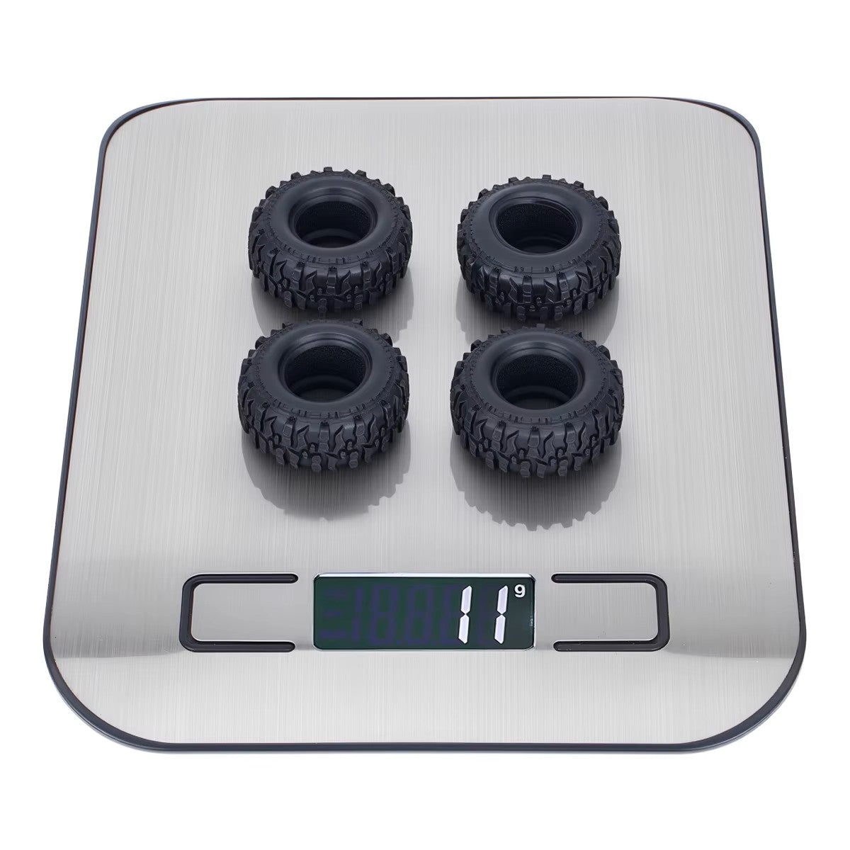 Hobby Details Aluminum 0.7" Beadlock Wheel & Tire Set for SCX30 Cars upgrade parts 4pcs/set