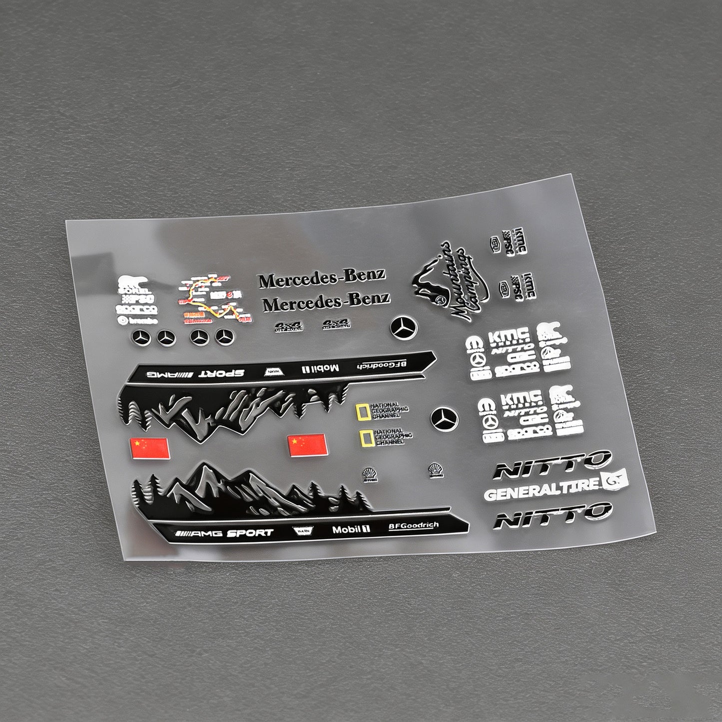 Hobbydetails Decal Sticker for SCX30 Jeep Wrangler/ Bronco/ K10