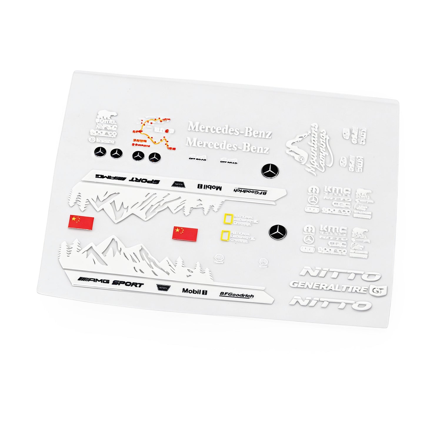 Hobbydetails Decal Sticker for SCX30 Jeep Wrangler/ Bronco/ K10