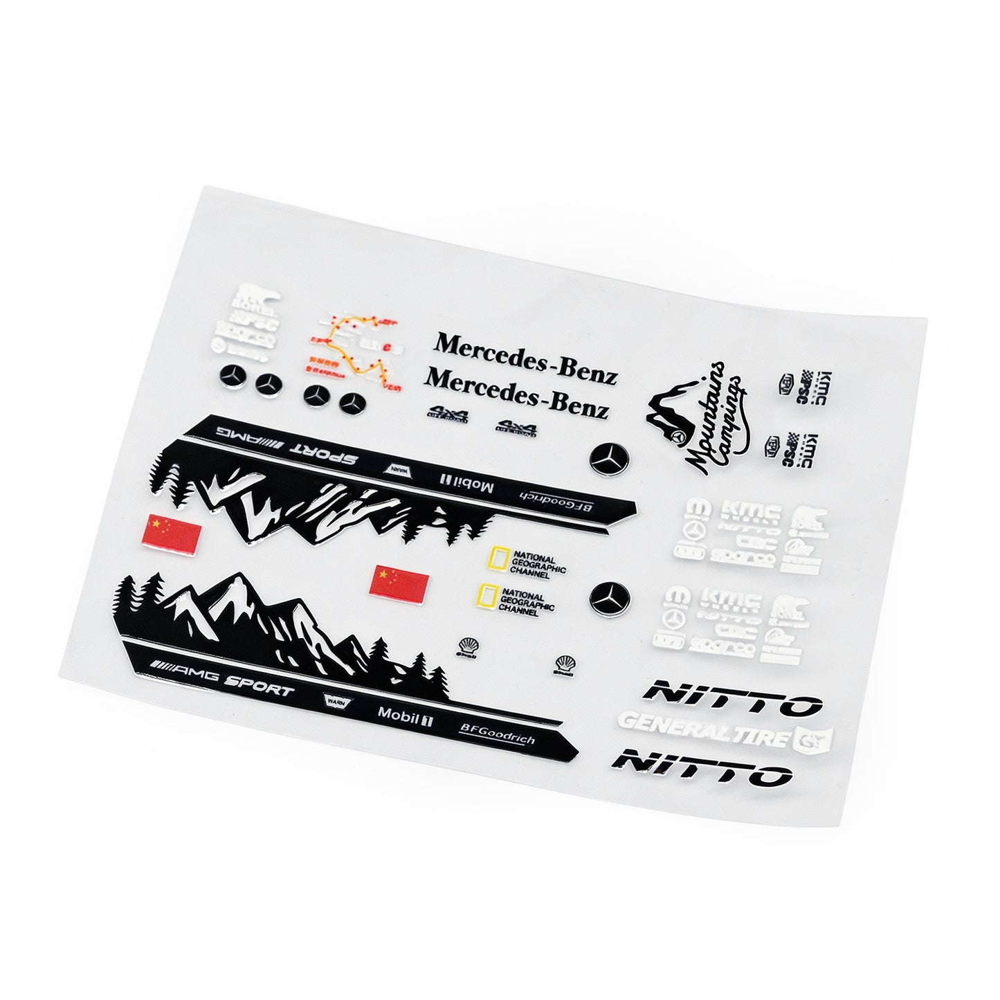 Hobbydetails Decal Sticker for SCX30 Jeep Wrangler/ Bronco/ K10