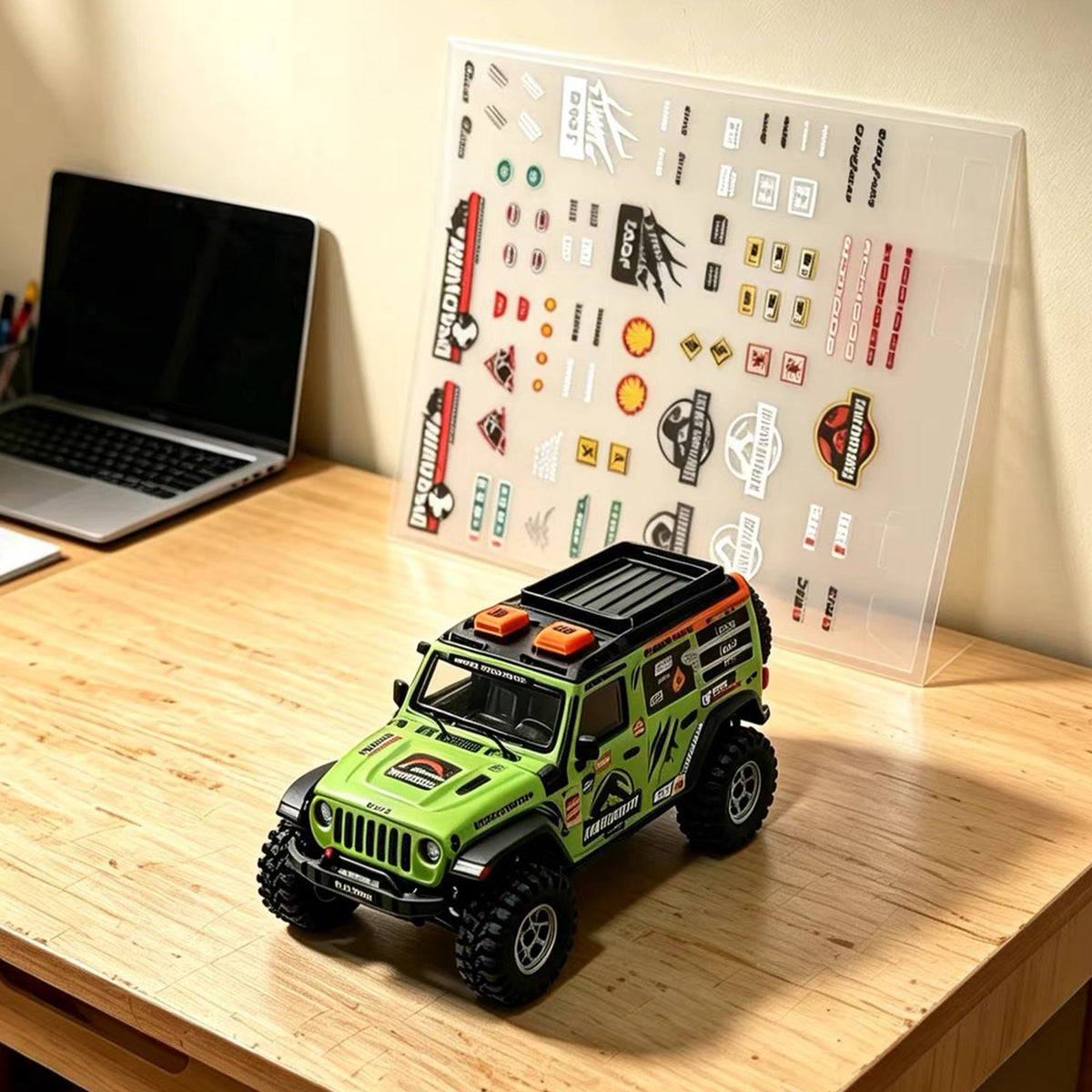 Hobbydetails Decal Sticker for SCX30 Jeep Wrangler/ Bronco/ K10