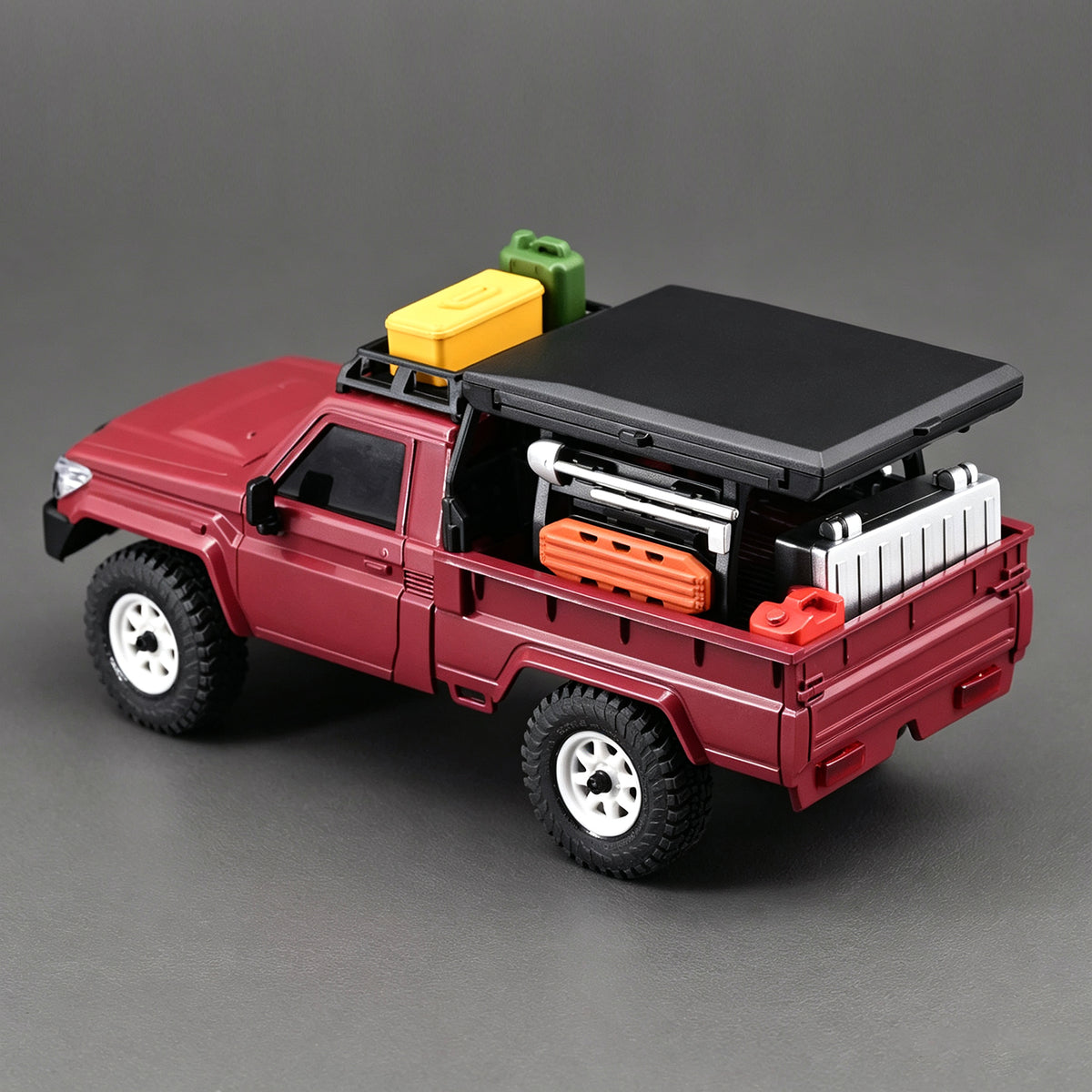 Hobbydetails LC79 Hard Body /LC79 Sticker/Roof Tent Camping Accessory for SCX30