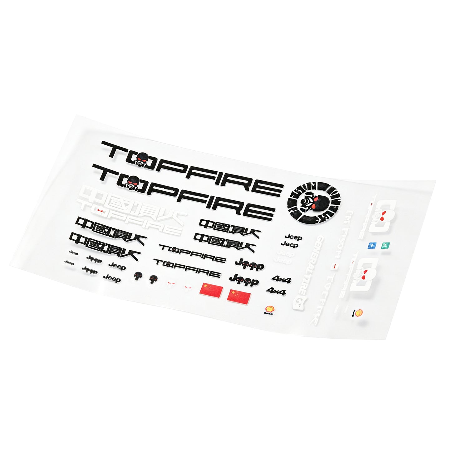 Hobbydetails Decal Sticker for SCX30 Jeep Wrangler/ Bronco/ K10