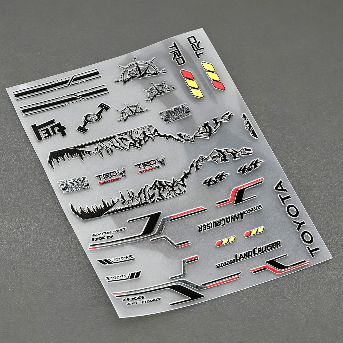 Hobbydetails LC79 Hard Body /LC79 Sticker/Roof Tent Camping Accessory for SCX30