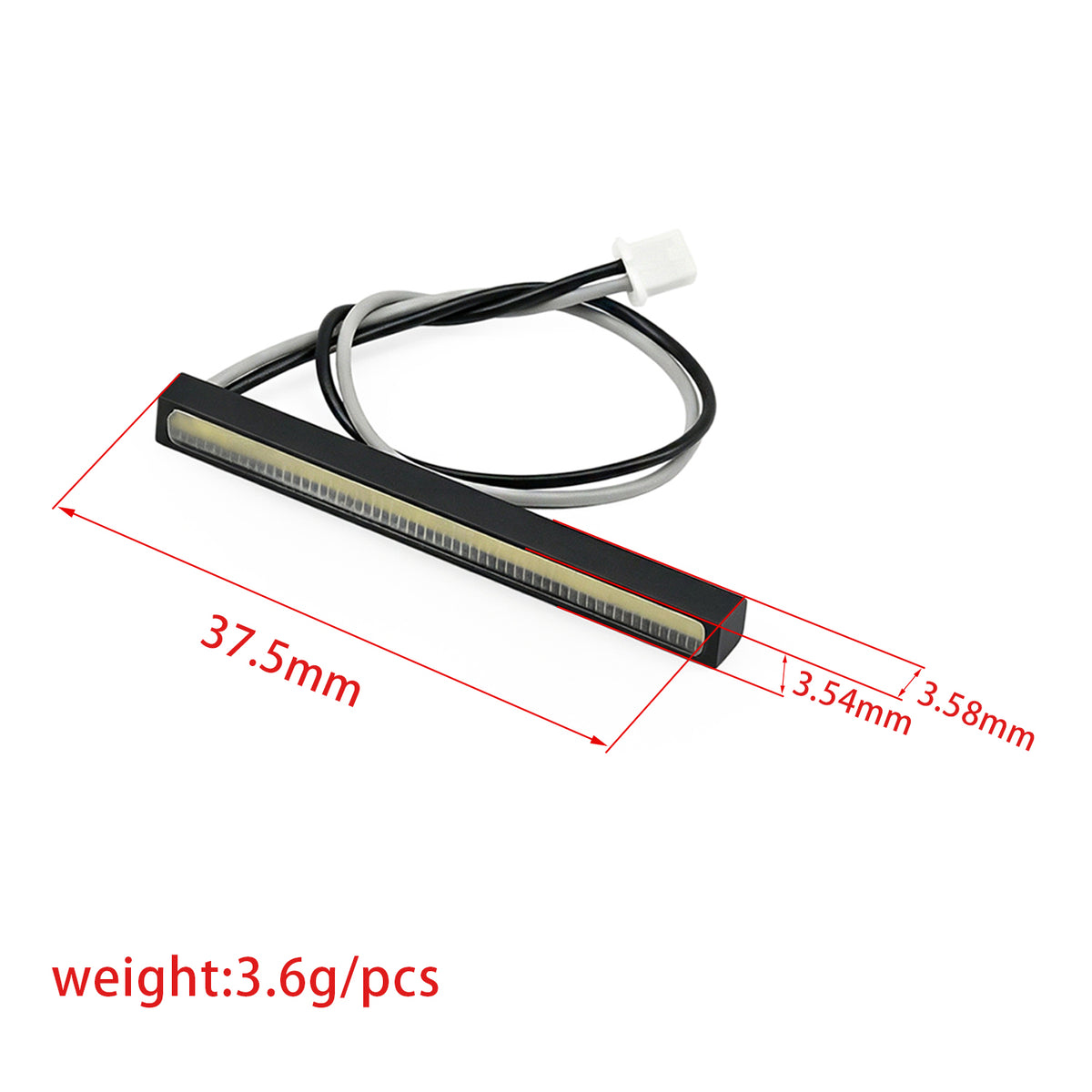 Aluminum Case Straight LED Light Bar for LC79 Body for SCX30 Car