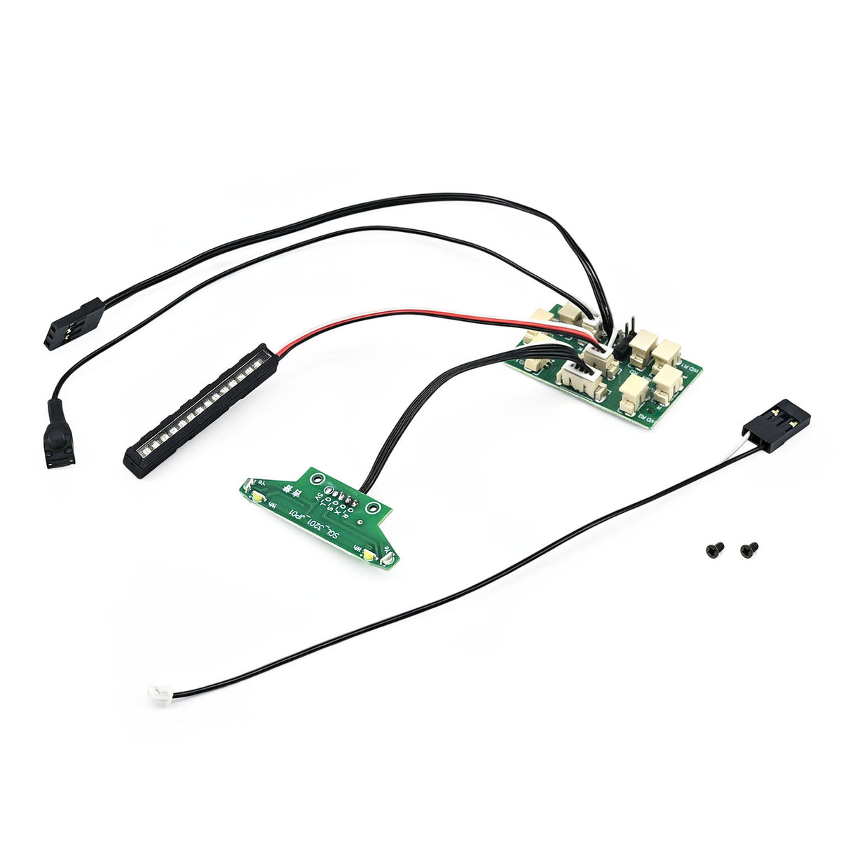 Review RGB Light Hobbydetails 7-Color 12-Mode RGB Sequential LED Light Set for SCX30 Jeep Wrangler JLU(Only Fit for only Stock Jeep Body)