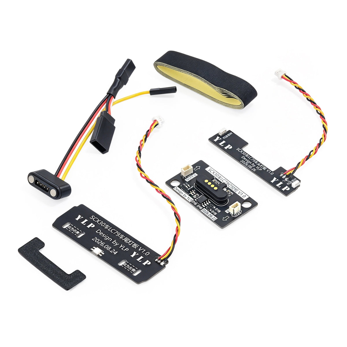 HobbyDetails LC79 Body Shell RGB Light Set for SCX30 Jeep, Bronco and K10 Car