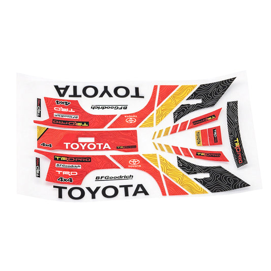 Hobbydetails Plain Decal Sticker Style for SCX30 Tacoma