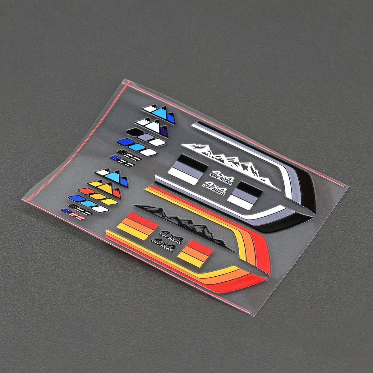 Hobbydetails Plain Decal Sticker Style for SCX30 Tacoma