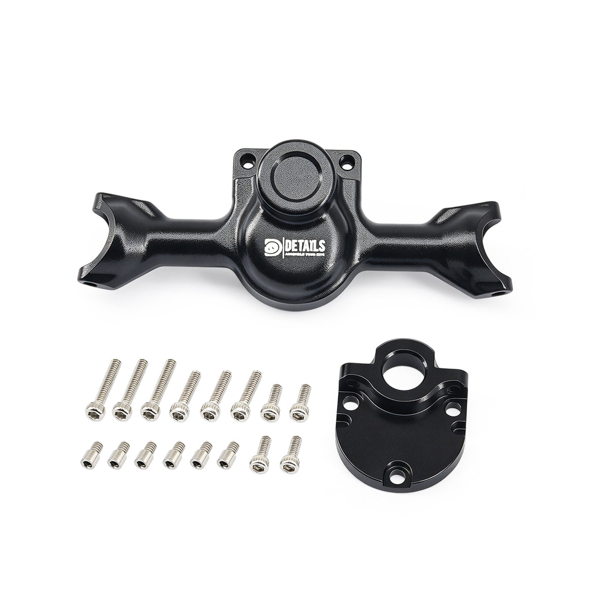 Hobbydetails Aluminum Newest Quality Front&Rear Axle Case Set for SCX30 Cars
