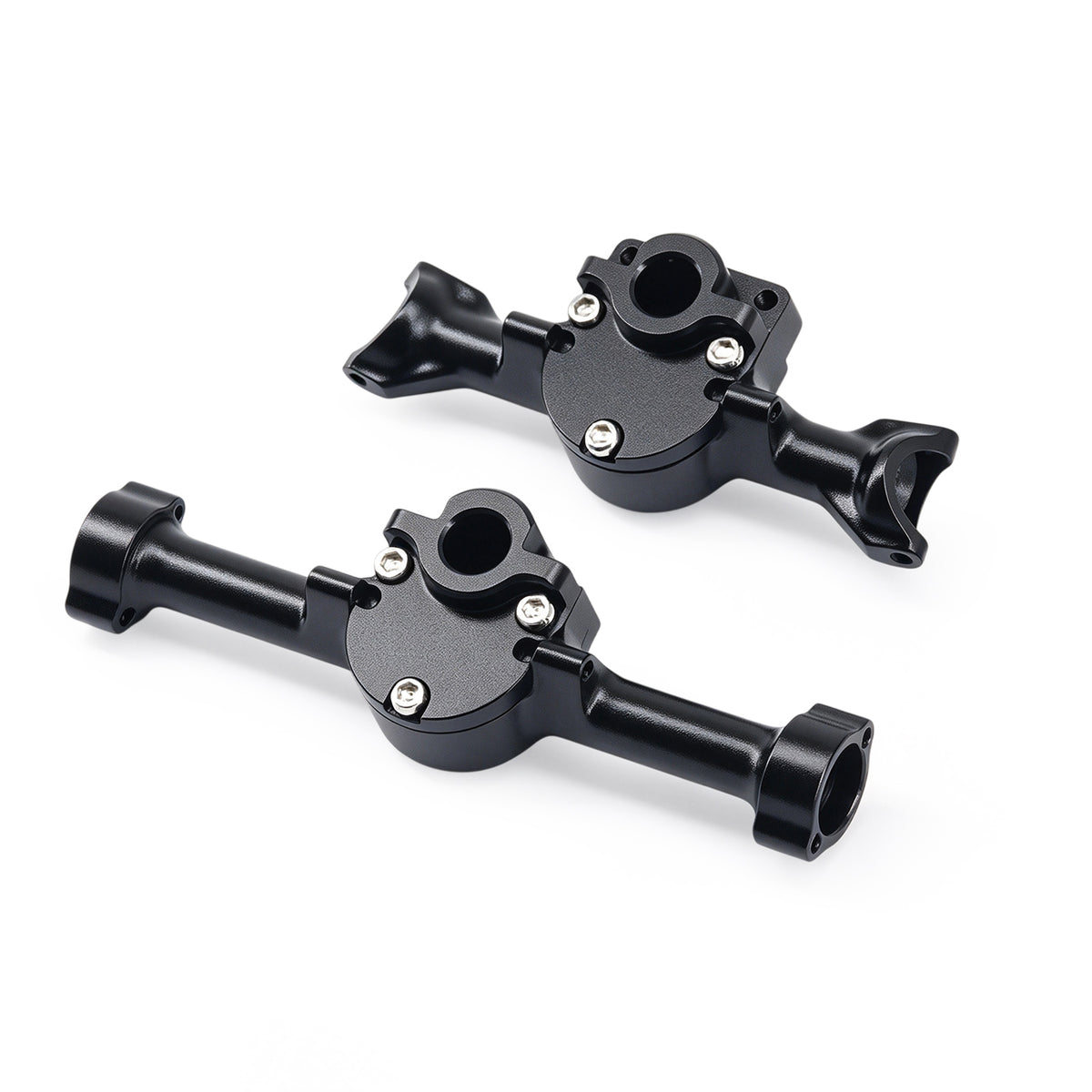 Hobbydetails Aluminum Newest Quality Front&Rear Axle Case Set for SCX30 Cars