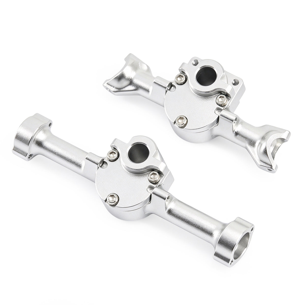 Hobbydetails Aluminum Newest Quality Front&Rear Axle Case Set for SCX30 Cars