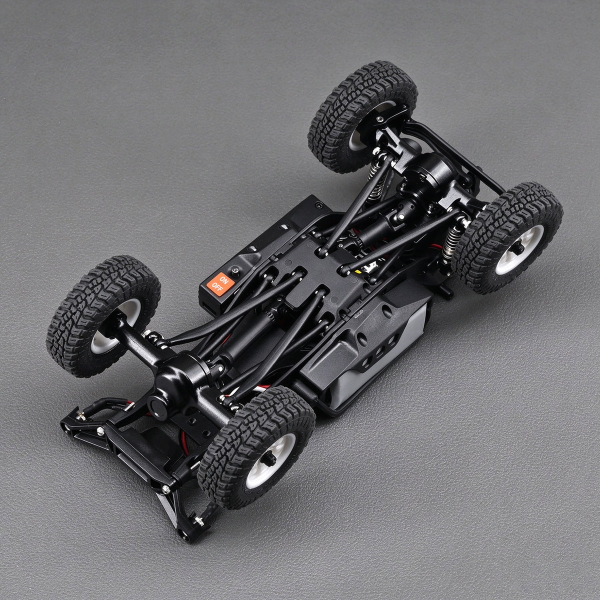 Hobbydetails Aluminum Newest Quality Front&Rear Axle Case Set for SCX30 Cars