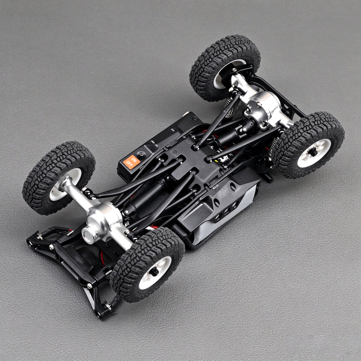 Hobbydetails Aluminum Newest Quality Front&Rear Axle Case Set for SCX30 Cars