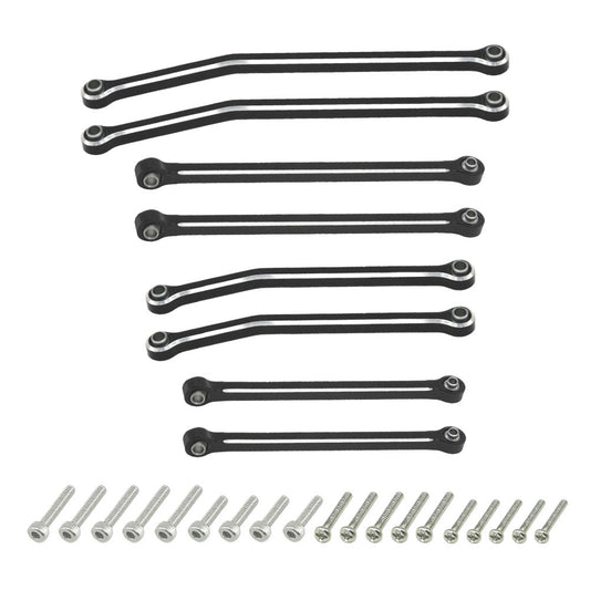 Hobby Details Aluminum Skid Link Rods for SCX30 Cars Upgrade Parts 8pcs/set