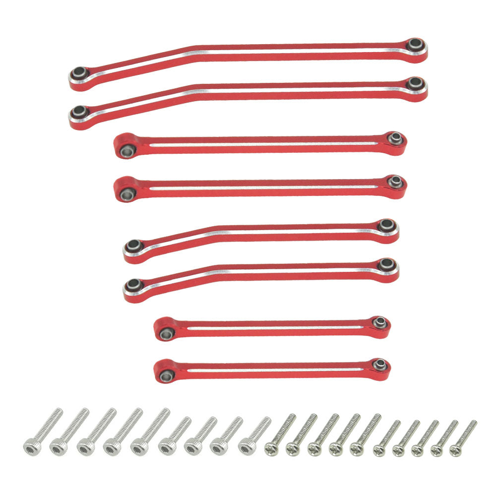 Hobby Details Aluminum Skid Link Rods for SCX30 Cars Upgrade Parts 8pcs/set