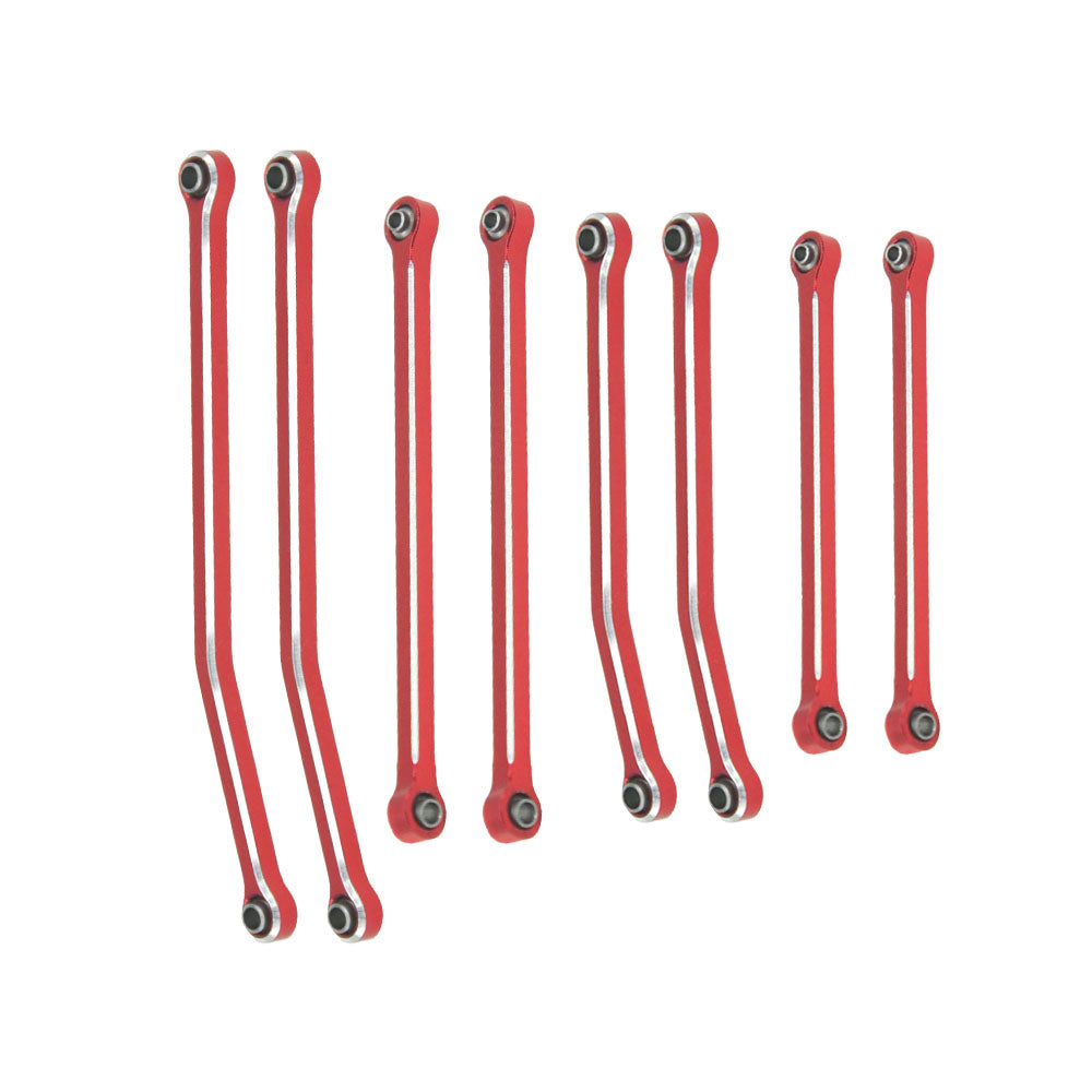 Hobby Details Aluminum Skid Link Rods for SCX30 Cars Upgrade Parts 8pcs/set