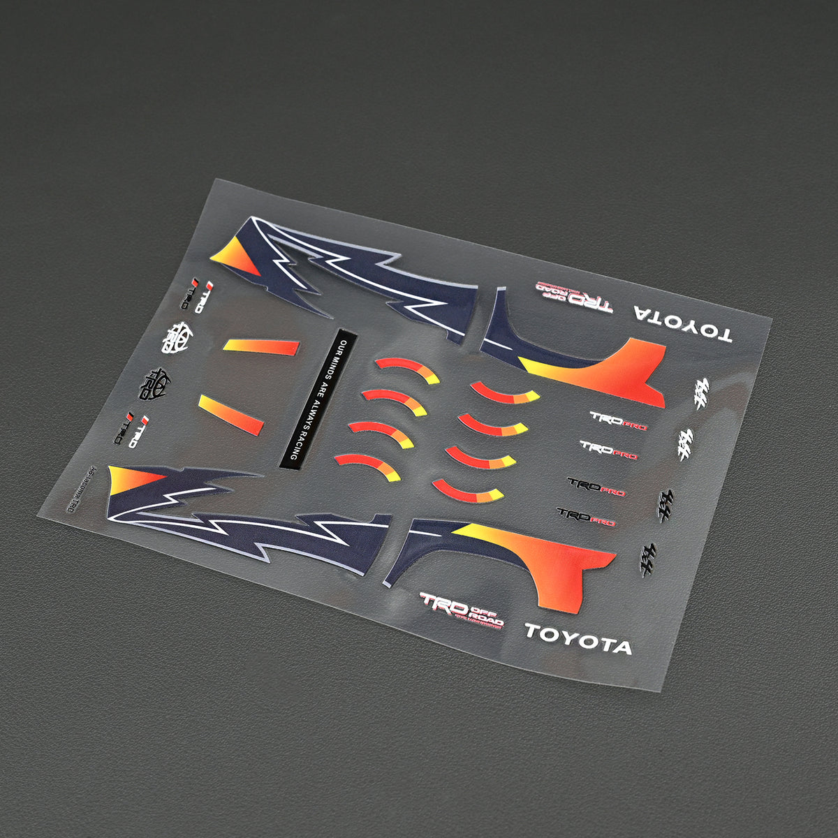 Hobbydetails Plain Decal Sticker Style for SCX30 Tacoma